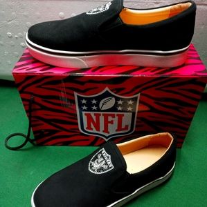 NFL OAKLAND RAIDERS BLING SNEAKERS